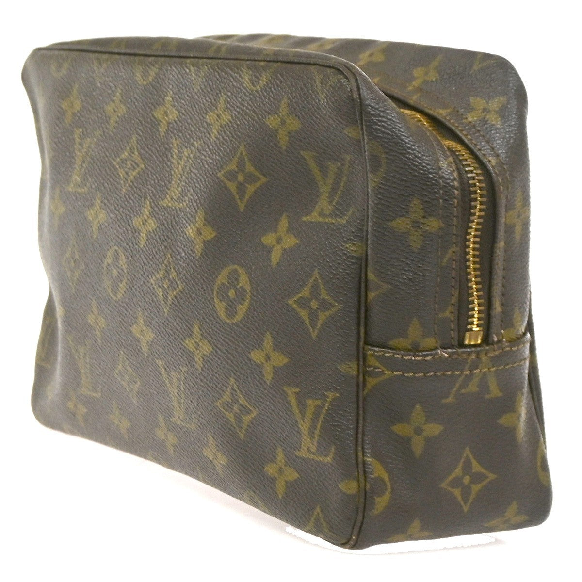LOUIS VUITTON Trousse Toilette 28 Clutch Hand Bag Monogram Brown M47522 67CA759