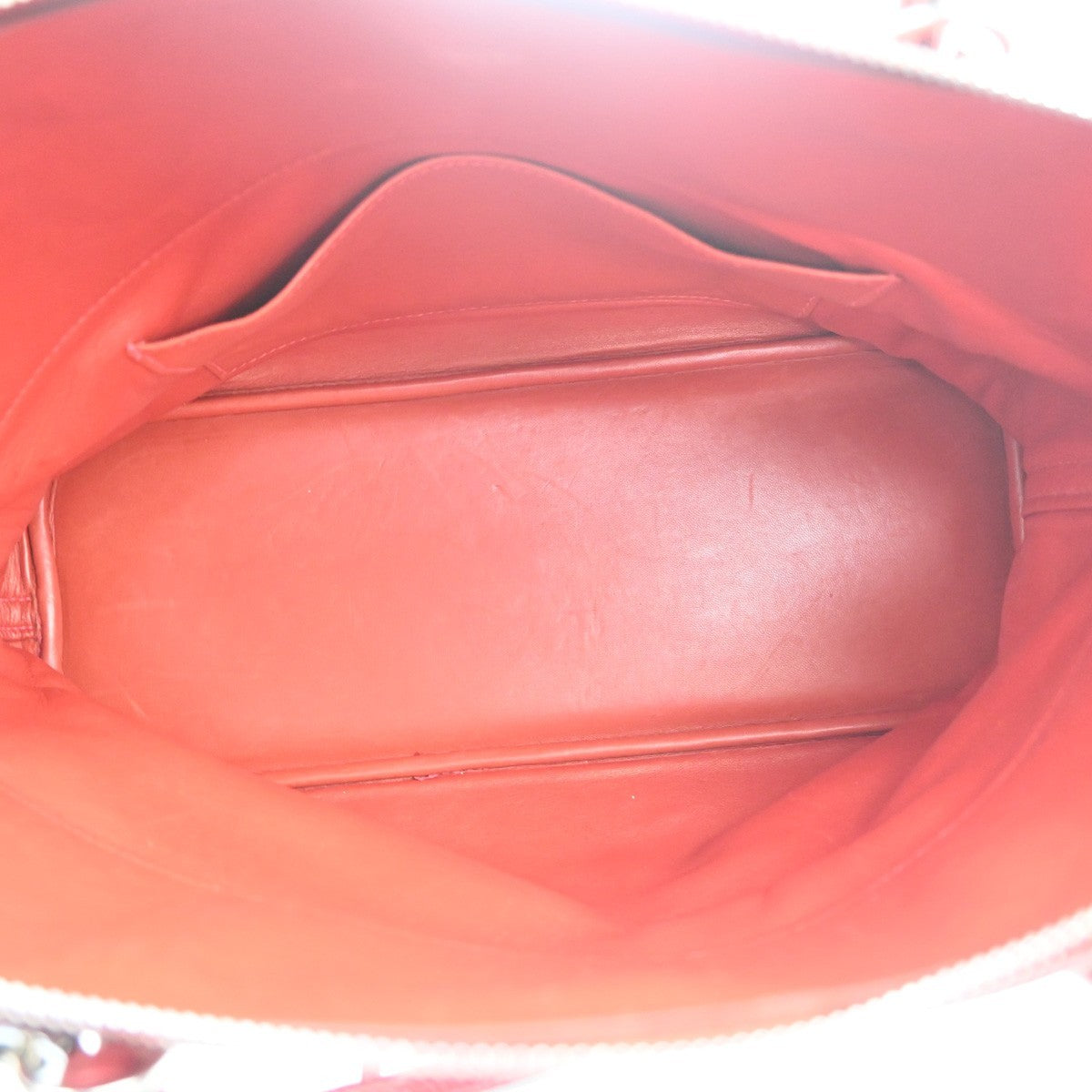 HERMES Bolide 35 2way Shoulder Hand Bag Taurillon Leather Red France 809RL943