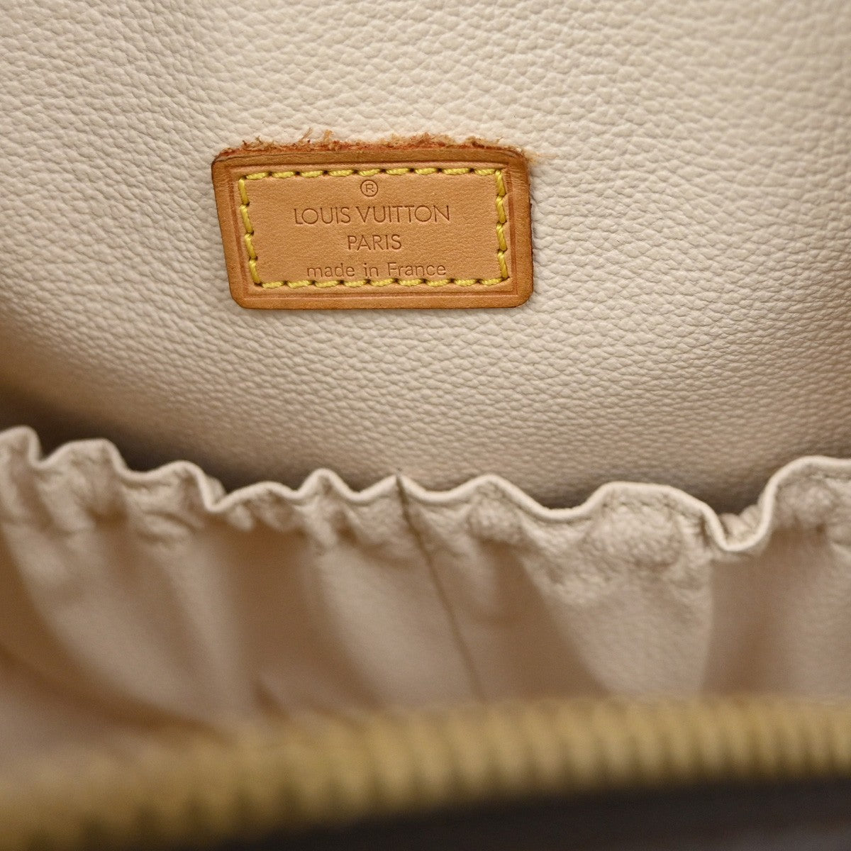 LOUIS VUITTON Spontini Hand Bag Monogram Leather Brown M47500 87FC164