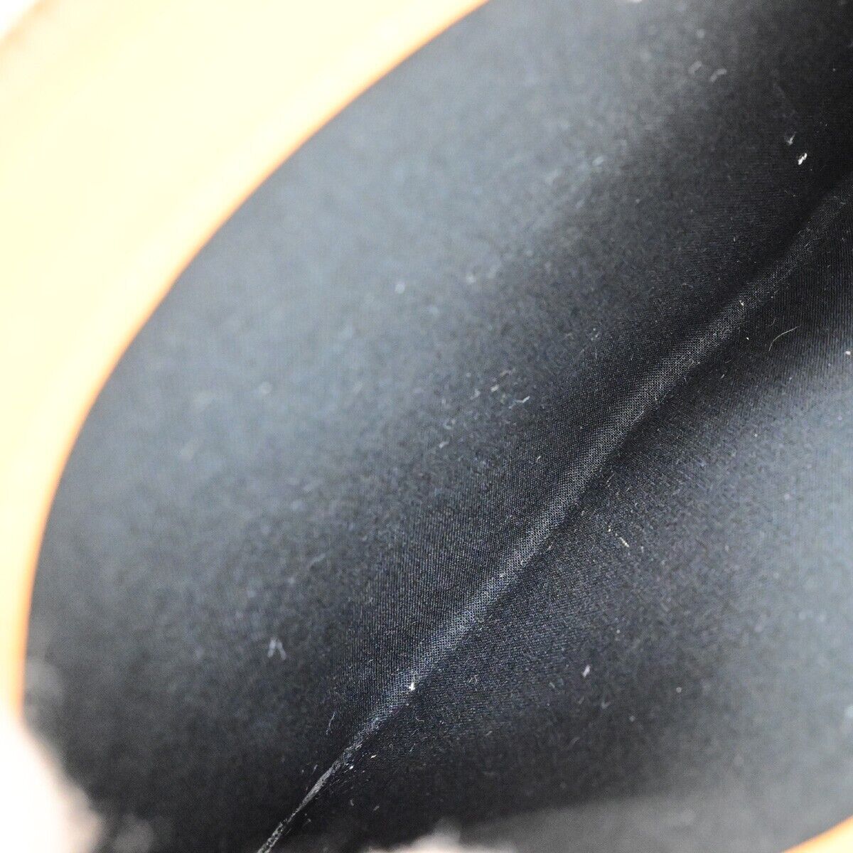 BALENCIAGA Logo Navy Cabas Shoulder Tote Bag Canvas Leather Black White 39EC740