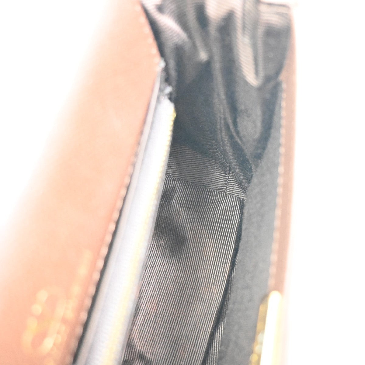 VALENTINO GARAVANI VLTN Logo Tassel Charm Shoulder Bag Leather Brown GHW 63ZA217