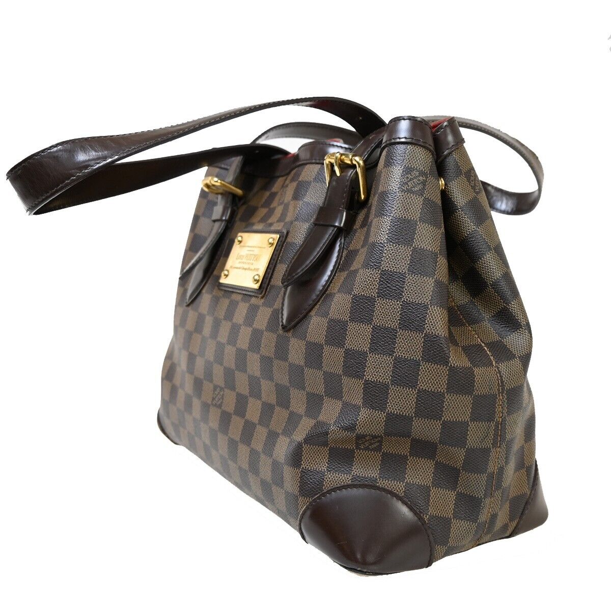 LOUIS VUITLOUIS VUITTON Hampstead MM Shoulder Bag Damier Leather N51204 16EA903