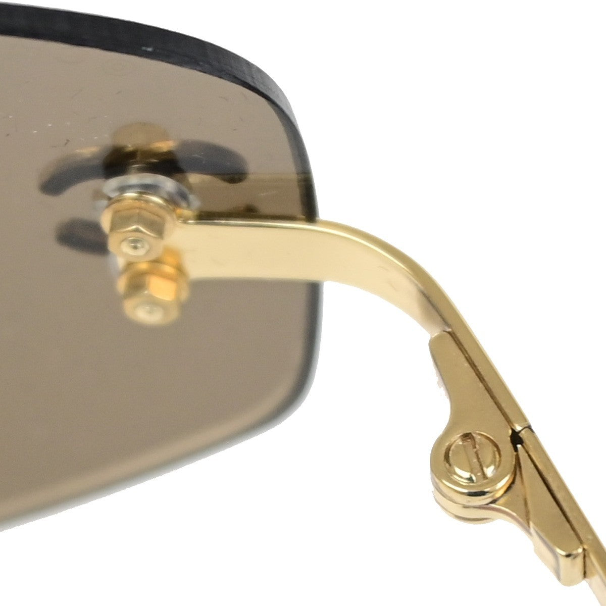 CHANEL CC Logo Sunglasses Mirrored Lenses Eye Wear Metal GHW 4002 05RQ075