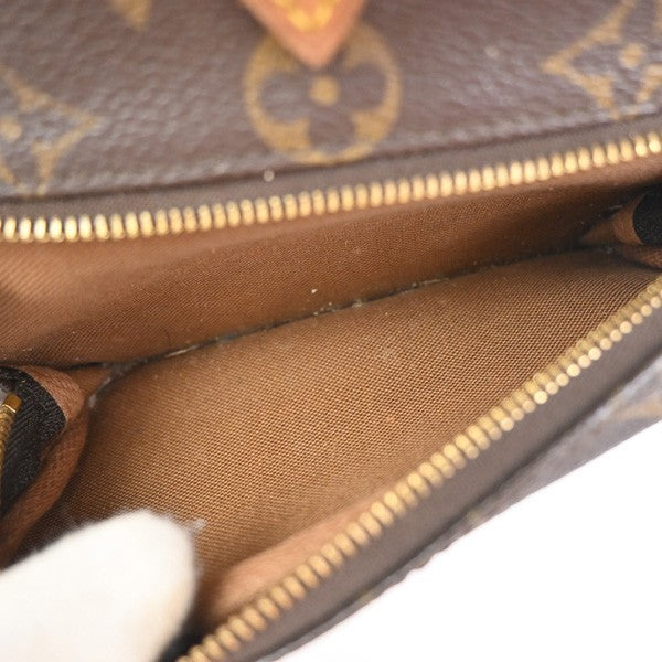 LOUIS VUITTON Montsouris MM Backpack Bag Monogram Leather Brown M51136 72KC944
