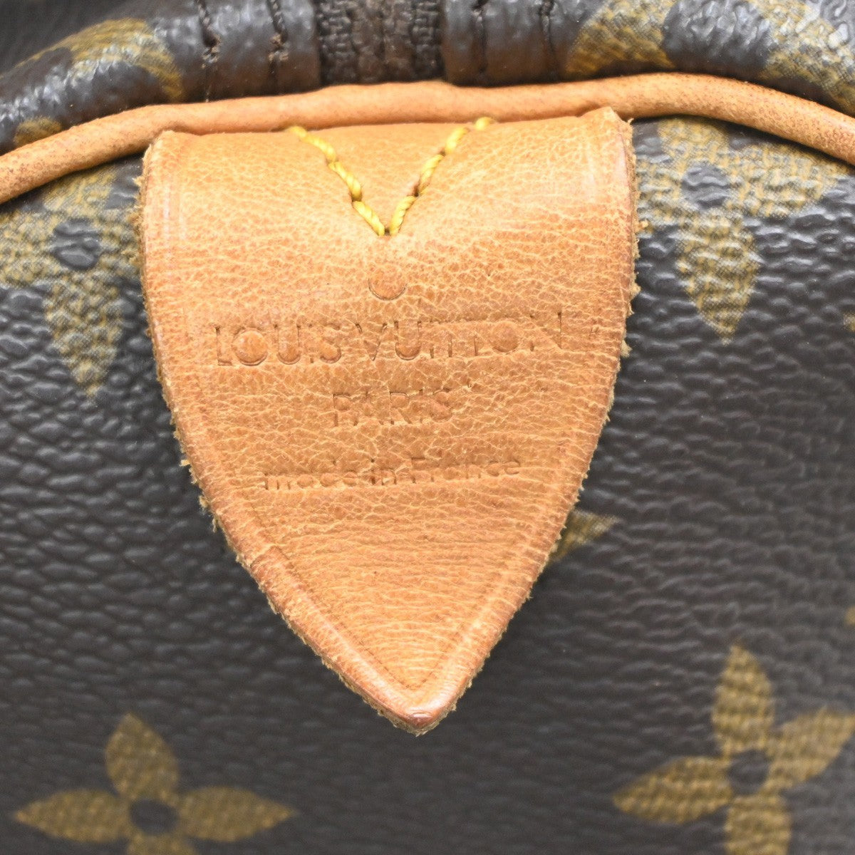 LOUIS VUITTON Speedy 30 Travel Hand Bag Monogram Leather Brown M41526 16PA145