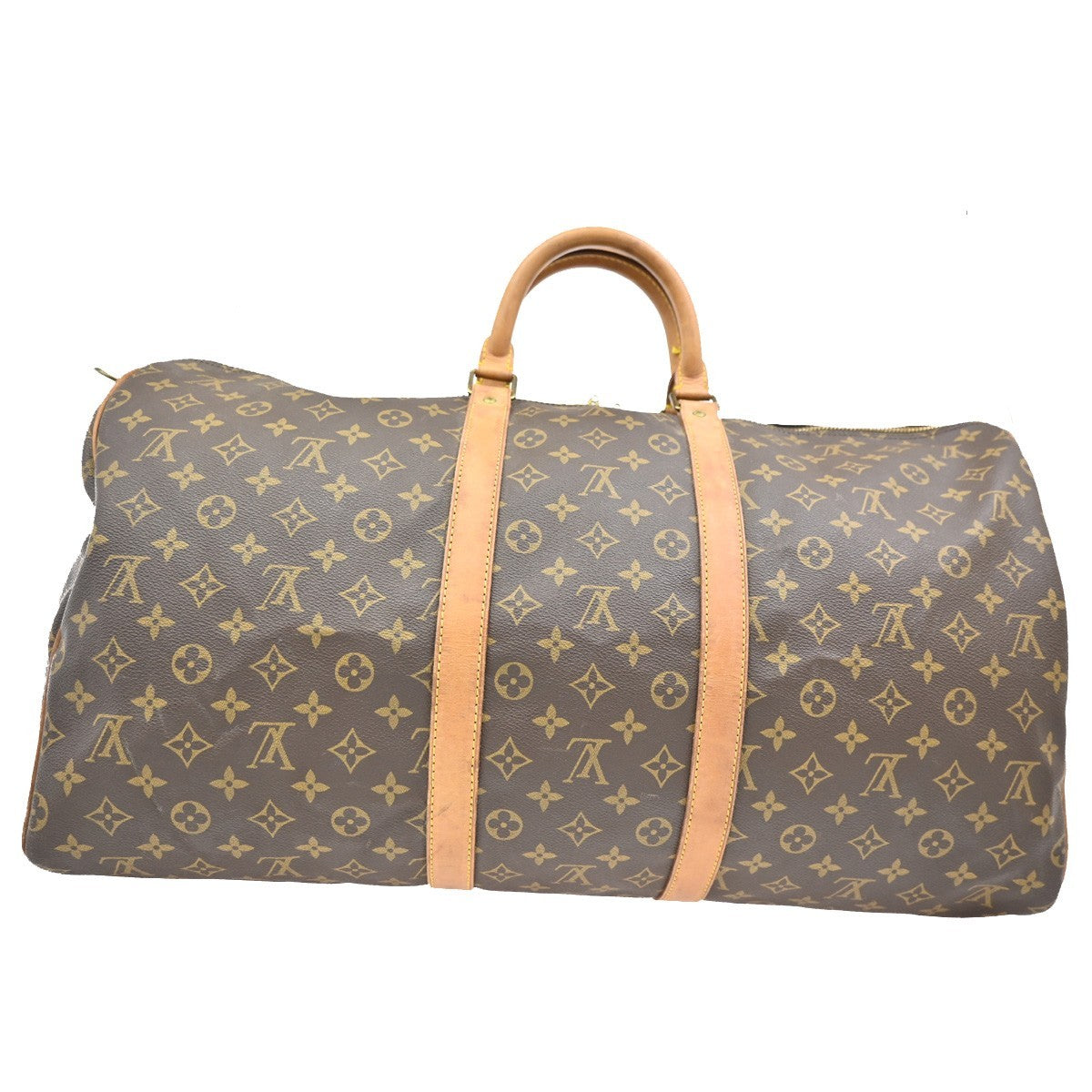 LOUIS VUITTON Keepall Bandouliere 55 Boston  Bag Monogram Brown M41414 88TA036