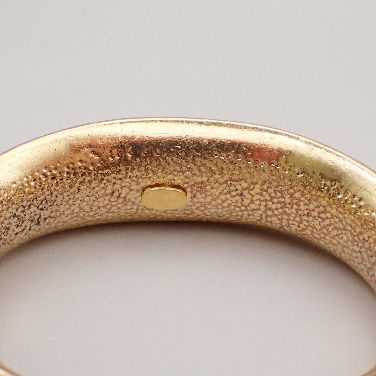 CHANEL CC Logo Bangle Bracelet 95A Gold France Accessory 84EC968