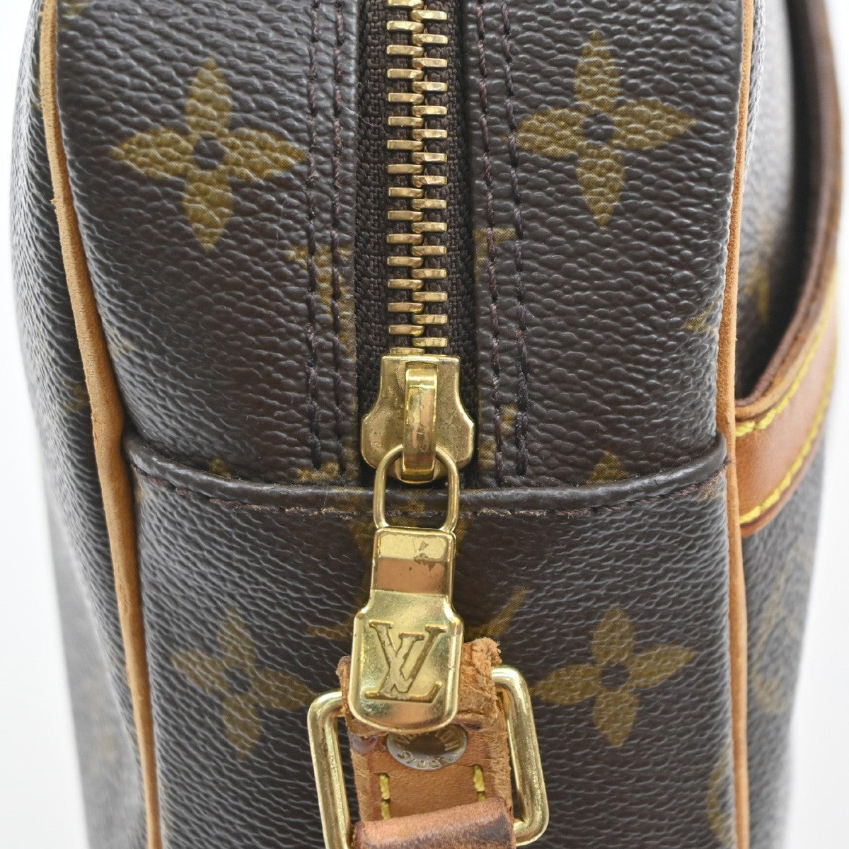 LOUIS VUITTON Trocadero 27 Shoulder Bag Monogram Leather Brown M51274 33SA141
