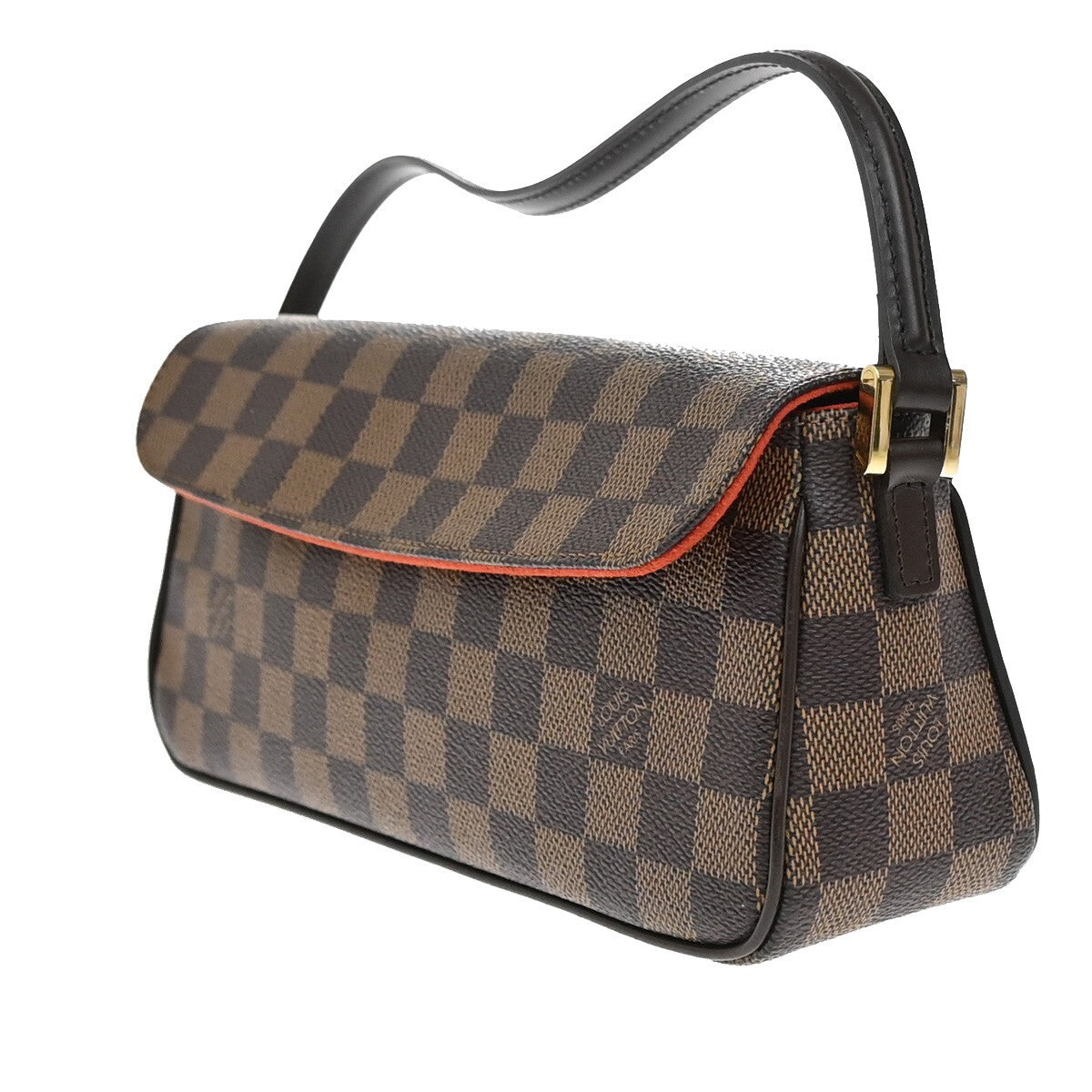 LOUIS VUITTON Recolator Shoulder Bag Damier Ebene Leather Brown N51299 669EE192