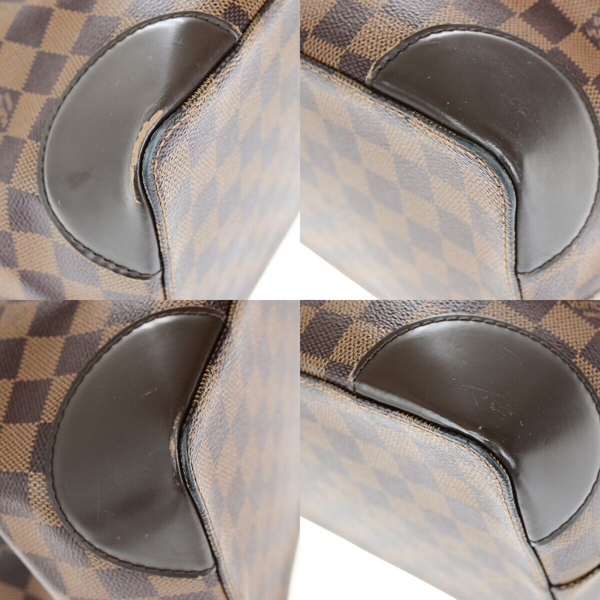 LOUIS VUITLOUIS VUITTON Hampstead MM Shoulder Bag Damier Leather N51204 11EC893