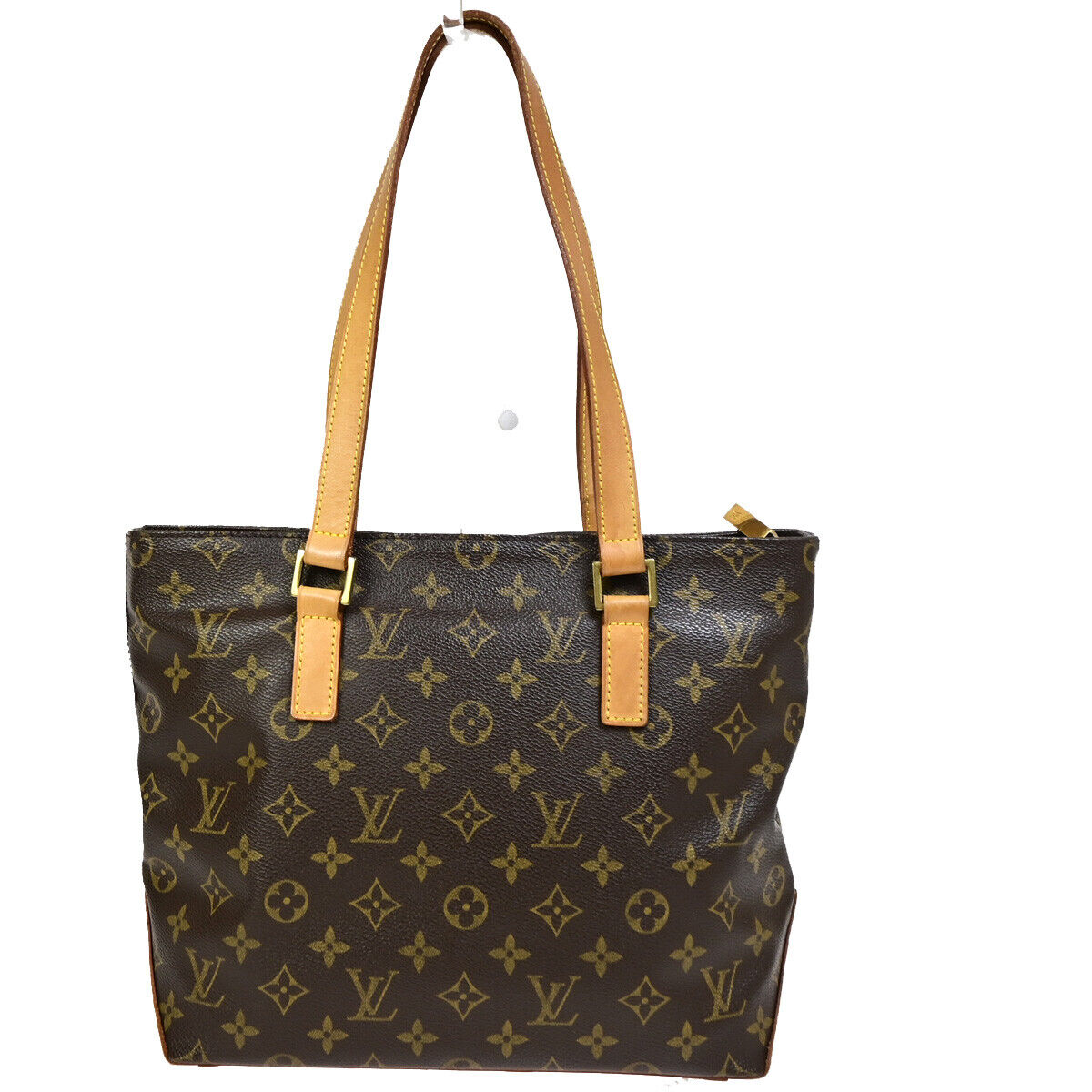 LOUIS VUITTON Cabas Piano Shoulder Bag Monogram Leather Brown M51148 11HB956