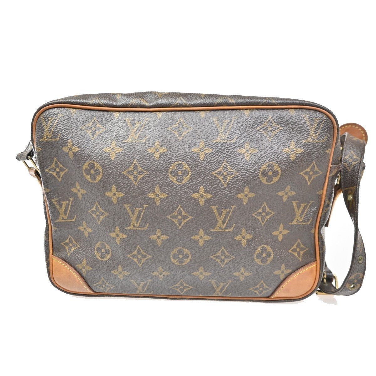 LOUIS VUITTON Nile Crossbody Shoulder Bag Monogram Leather Brown M45244 30CA617