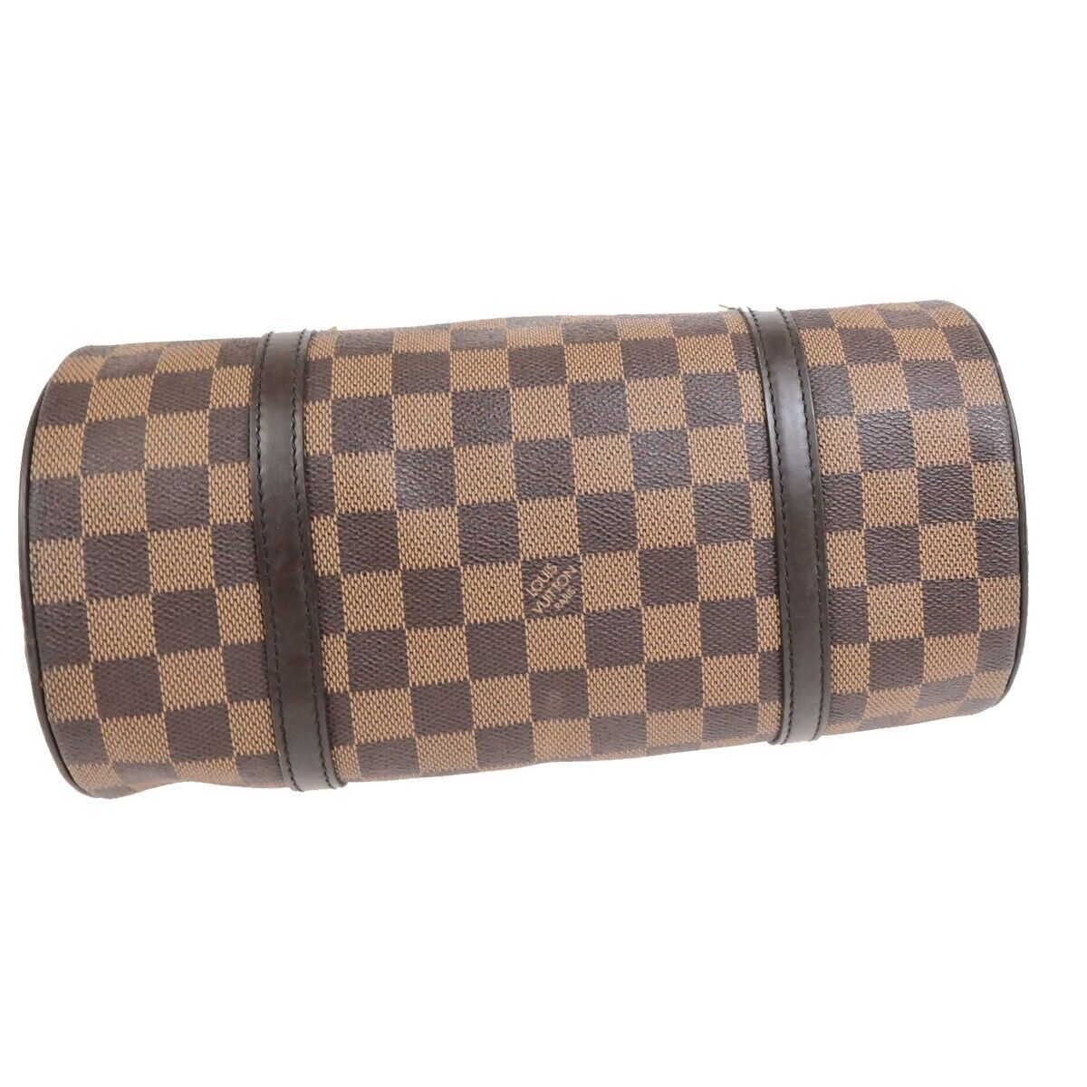 LOUIS VUITTON Papillon PM Hand Bag Damier Ebene Leather Brown N51304 77FB509