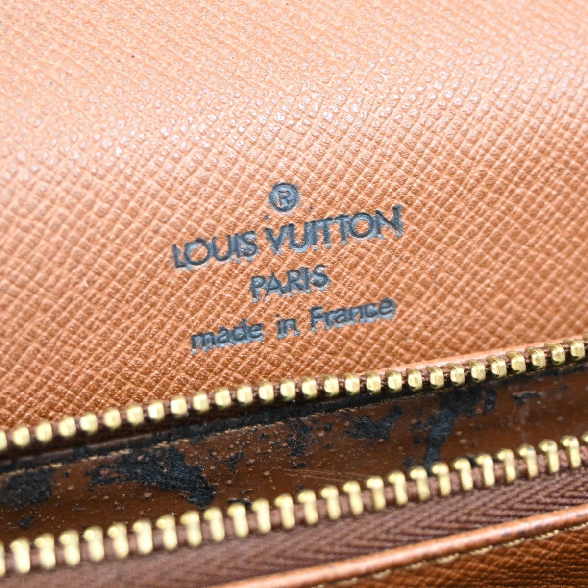 LOUIS VUITTON Concorde Hand Bag Monogram Leather Brown France M51190 70DA219