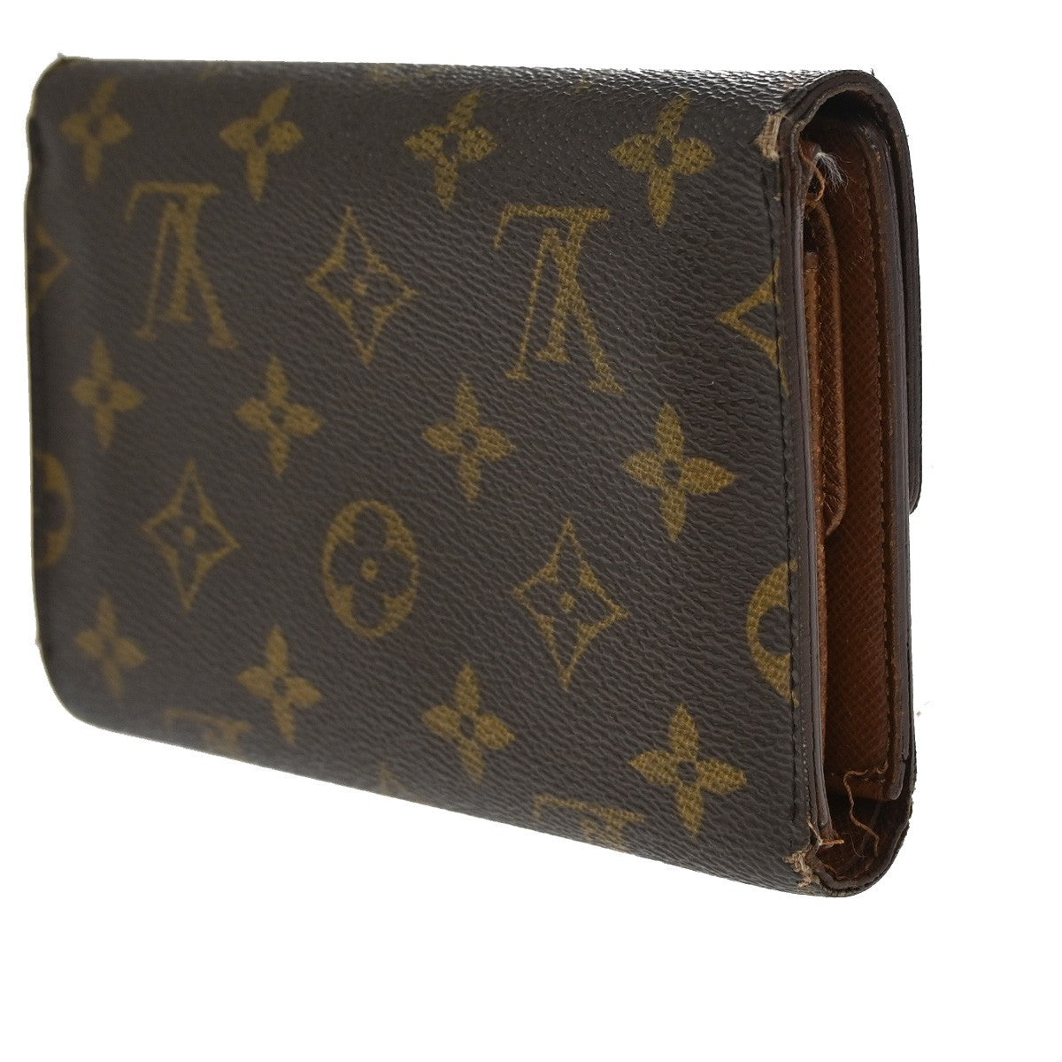 LOUIS VUITTON Porte Tresor Etui Papier Trifold Wallet Monogram BN M61202 09KB933