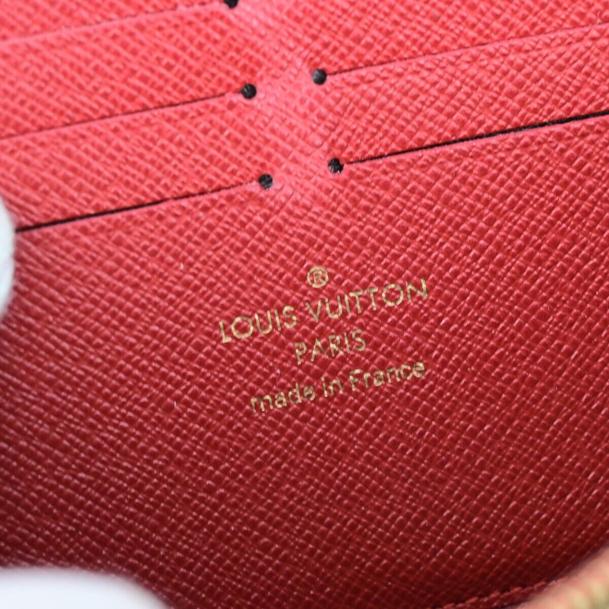 LOUIS VUITTON LV Long Zippy  Wallet Monogram Retiro Brown Red M61187 80ED264