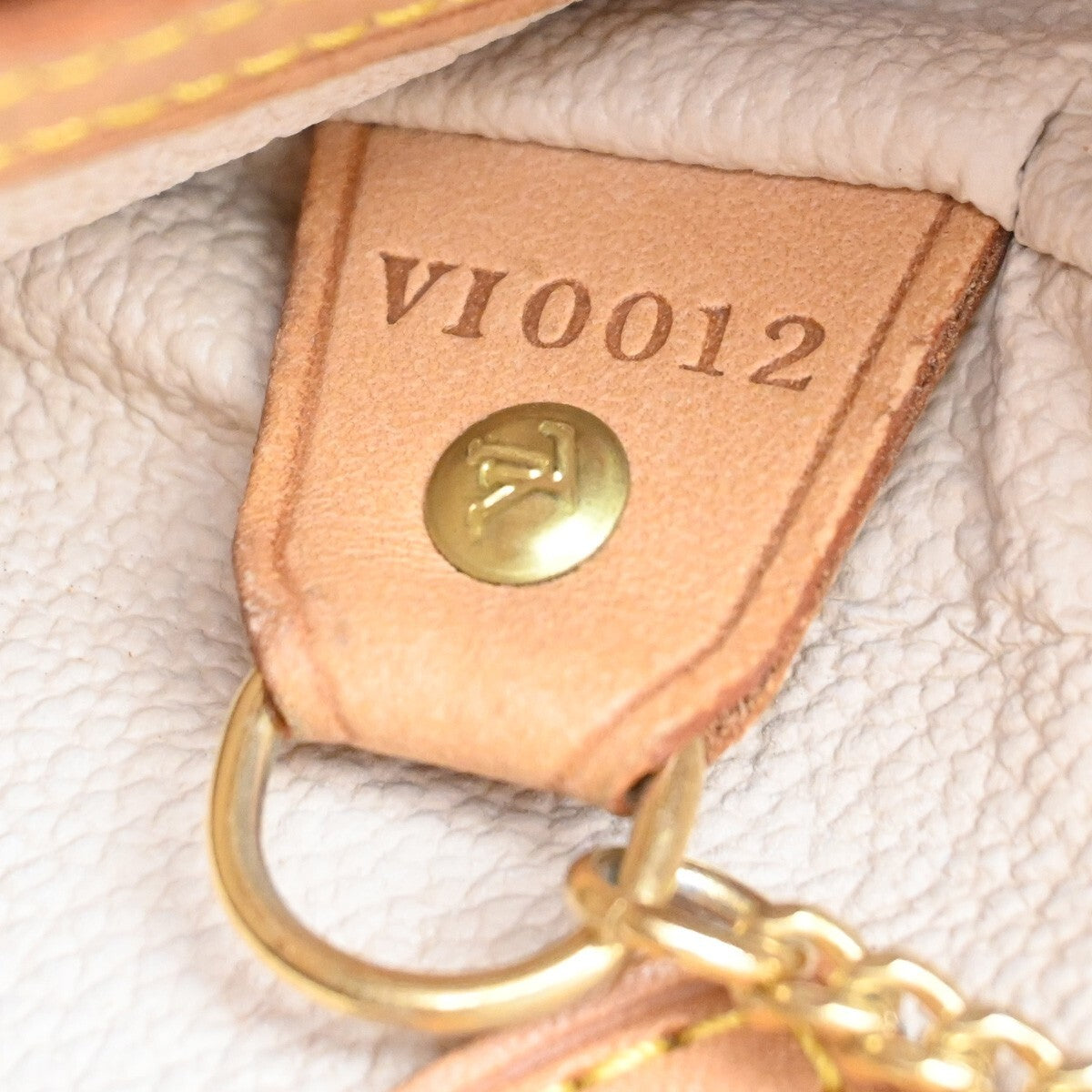 LOUIS VUITTON BUCKET PM Shoulder Tote Bag Monogram Leather Brown M42238 91EE306