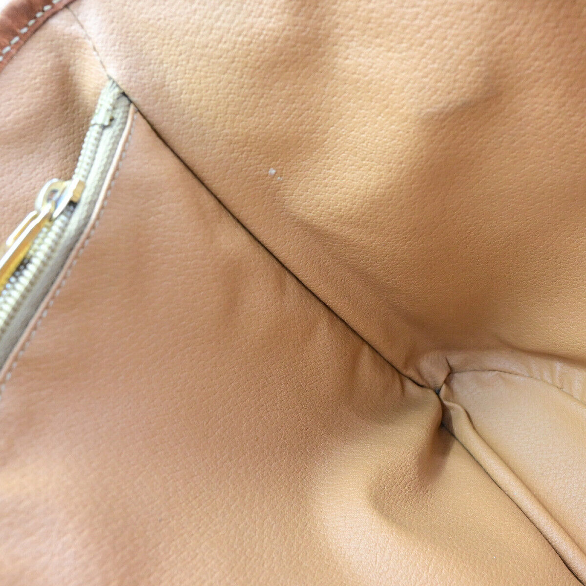 CELINE Logo Macadam Pattern Shoulder Tote Bag PVC Leather Brown GHW 67YG537