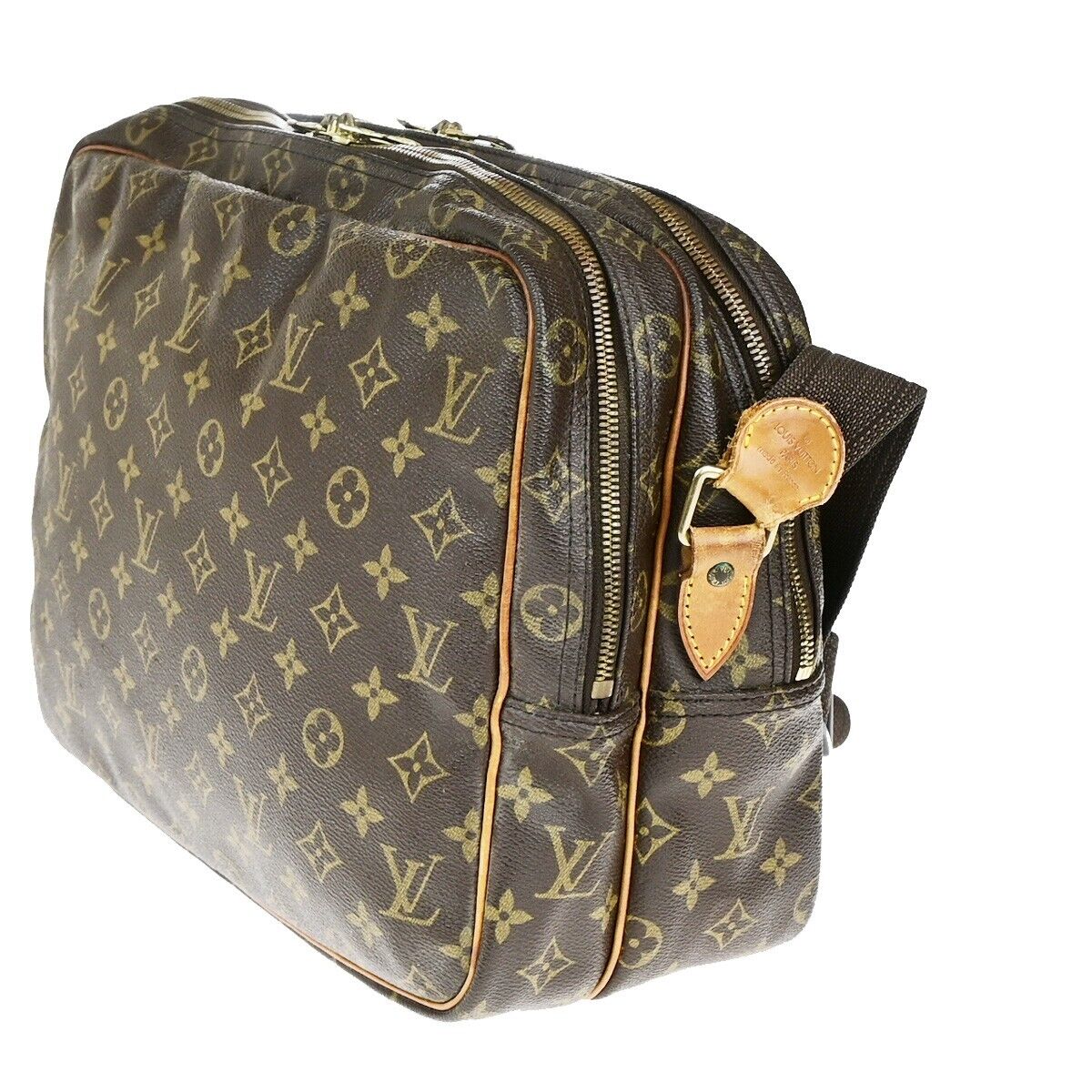 LOUIS VUITTON Reporter GM Crossbody Shoulder Bag Monogram Leather M45252 30EC915