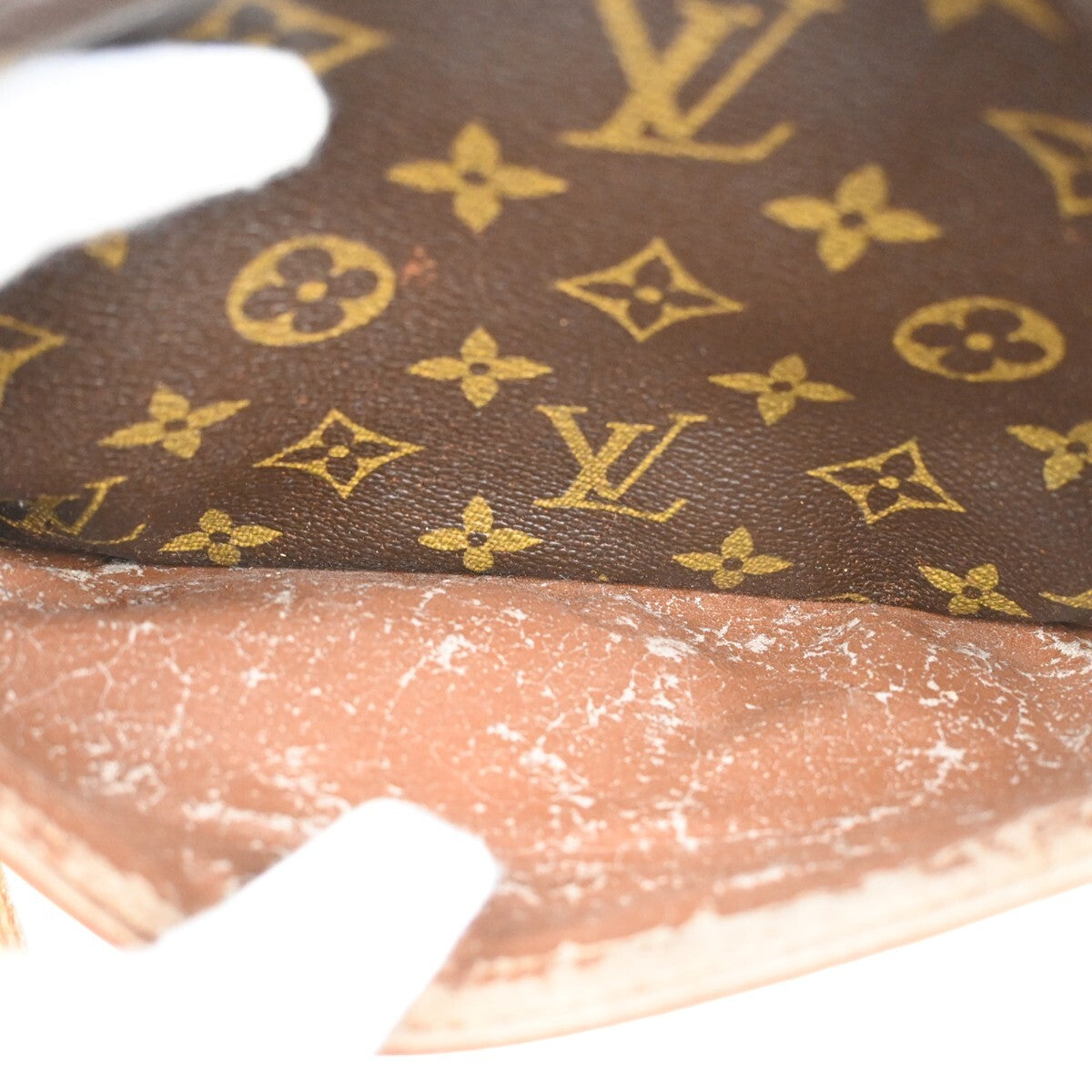 LOUIS VUITTON Trocadero 24 Shoulder Bag Monogram Leather Brown M51276 34EE242
