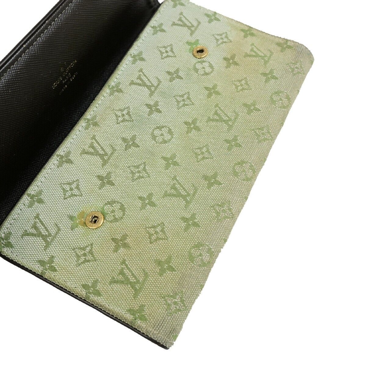 LOUIS VUITTON Logo 5 Set Wallet Card Case Monogram Mini Vernis Epi 65KA526