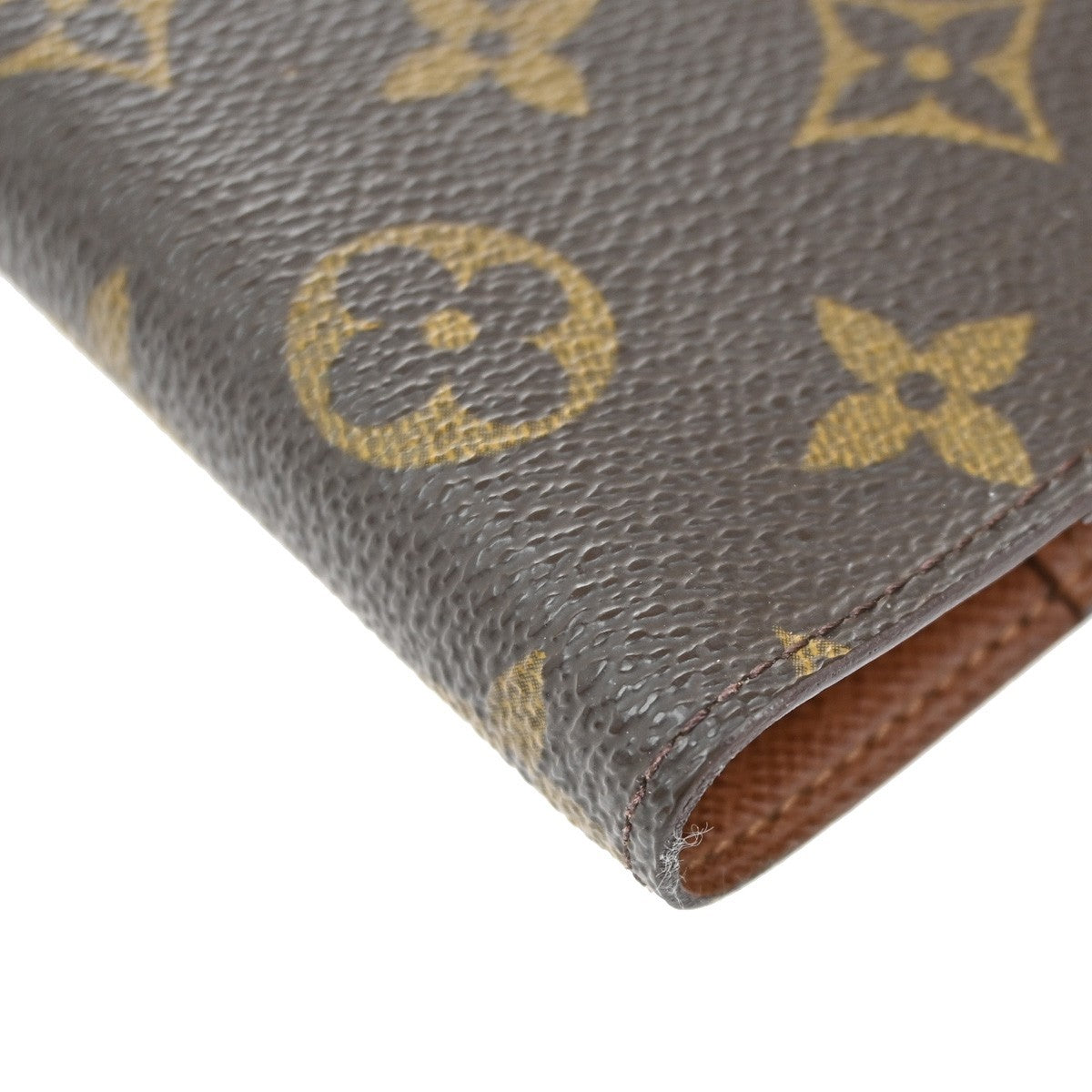 LOUIS VUITTON 3 Set Wallet Agenda Monogram Damier Ebene Epi Brown Red 64EF837