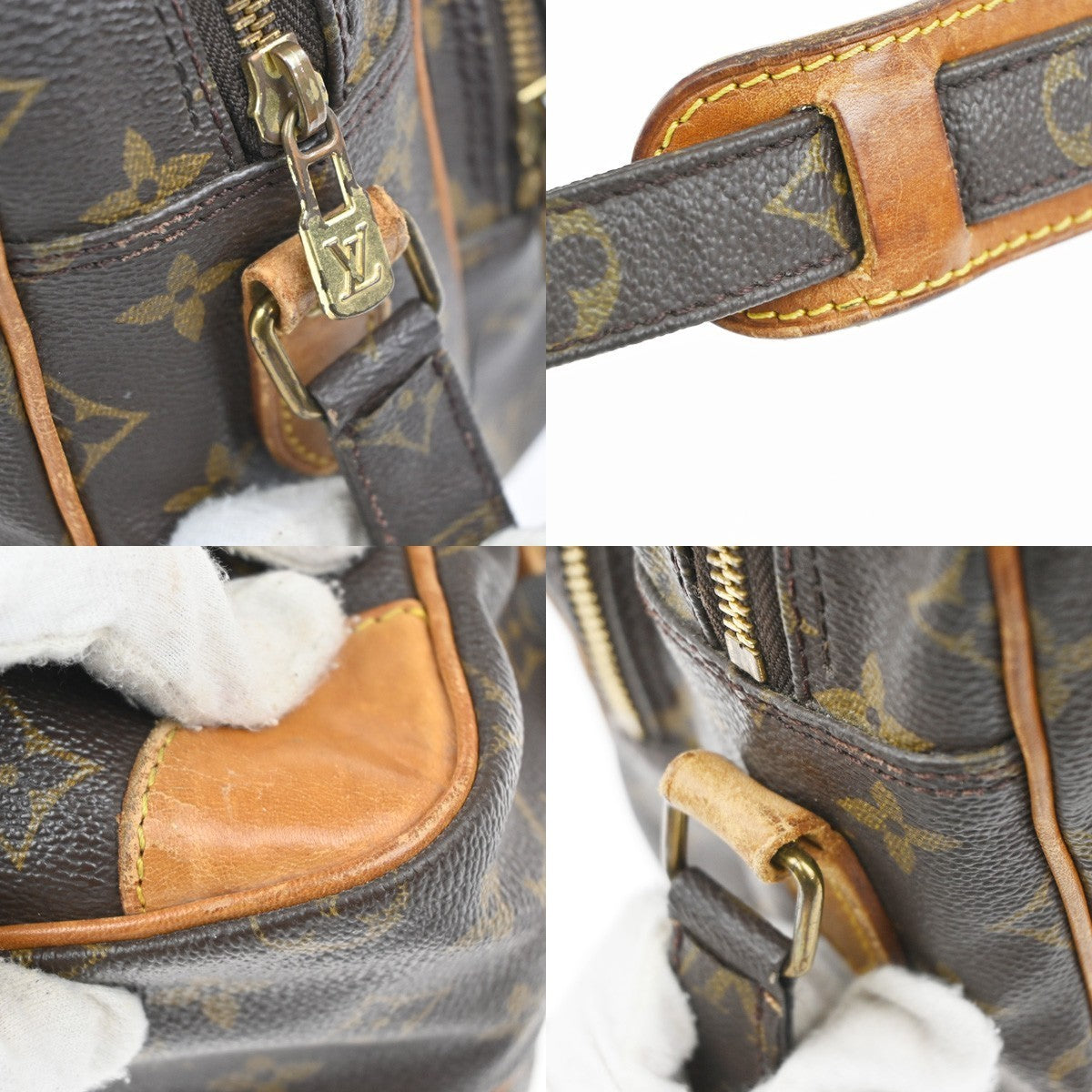 LOUIS VUITTON Nile Crossbody Shoulder Bag Monogram Leather Brown M45244 83MA235