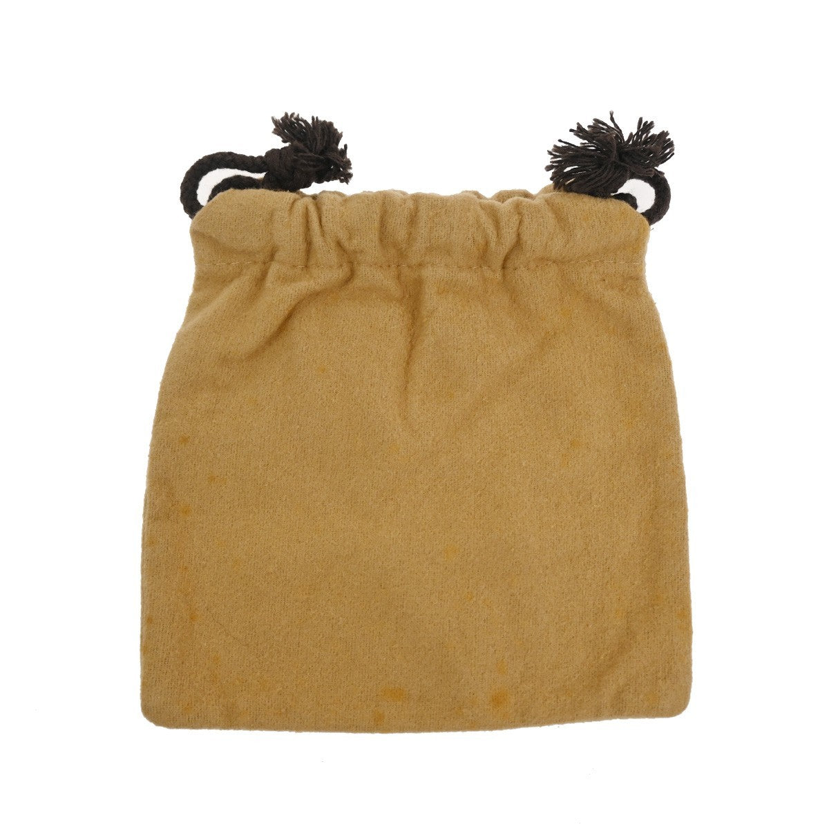 LOUIS VUITTON Logo 10 Set Dust Bag Drawstring Canvas Cotton Beige Brown 09KC872