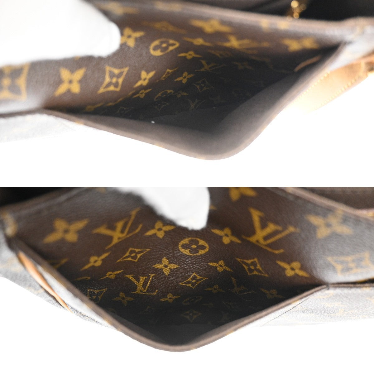 LOUIS VUITTON Menilmontant MM Shoulder Bag Monogram Leather BN M40473 73KC138
