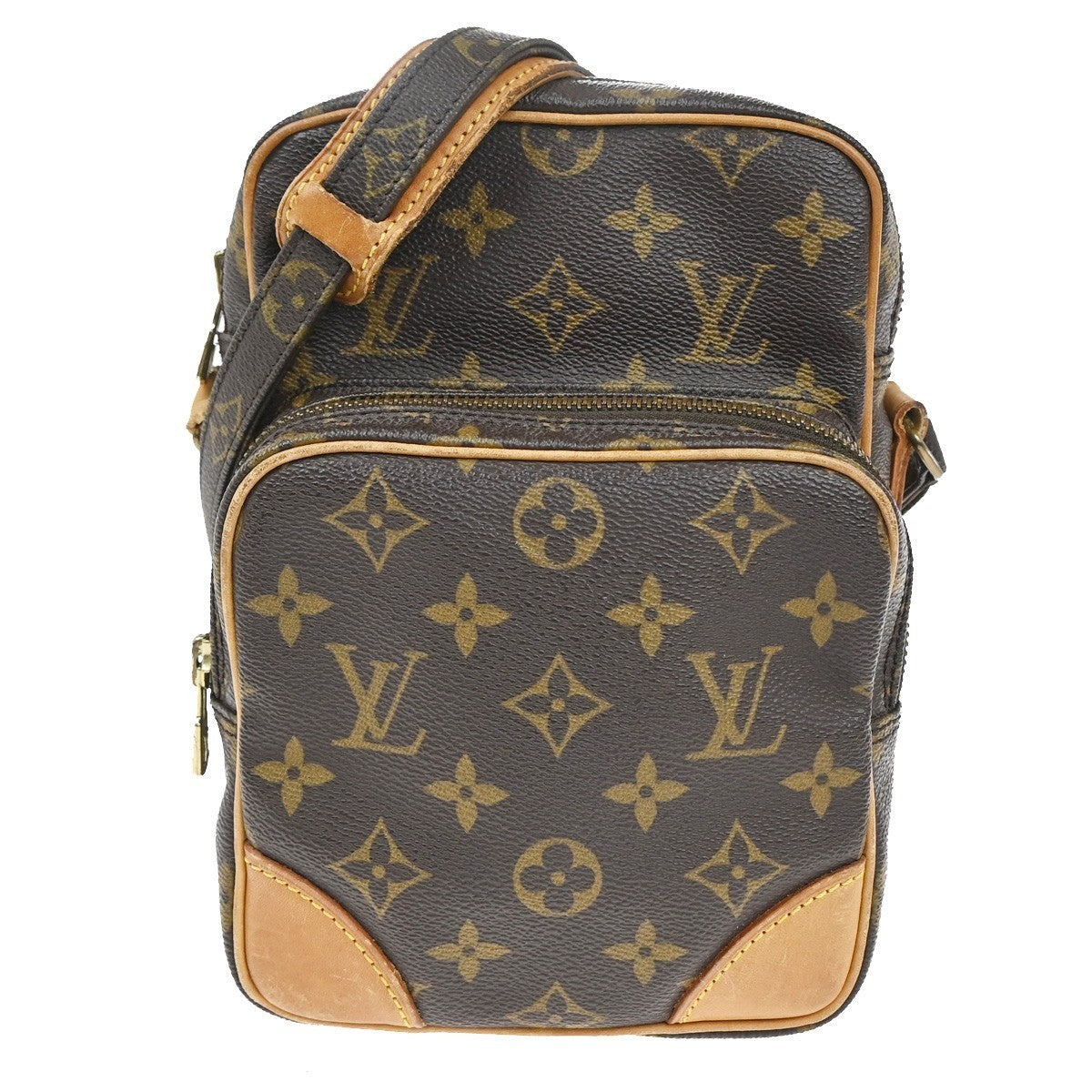 LOUIS VUITTON Amazon Crossbody Shoulder Bag Monogram Leather BN M45236 32KC286