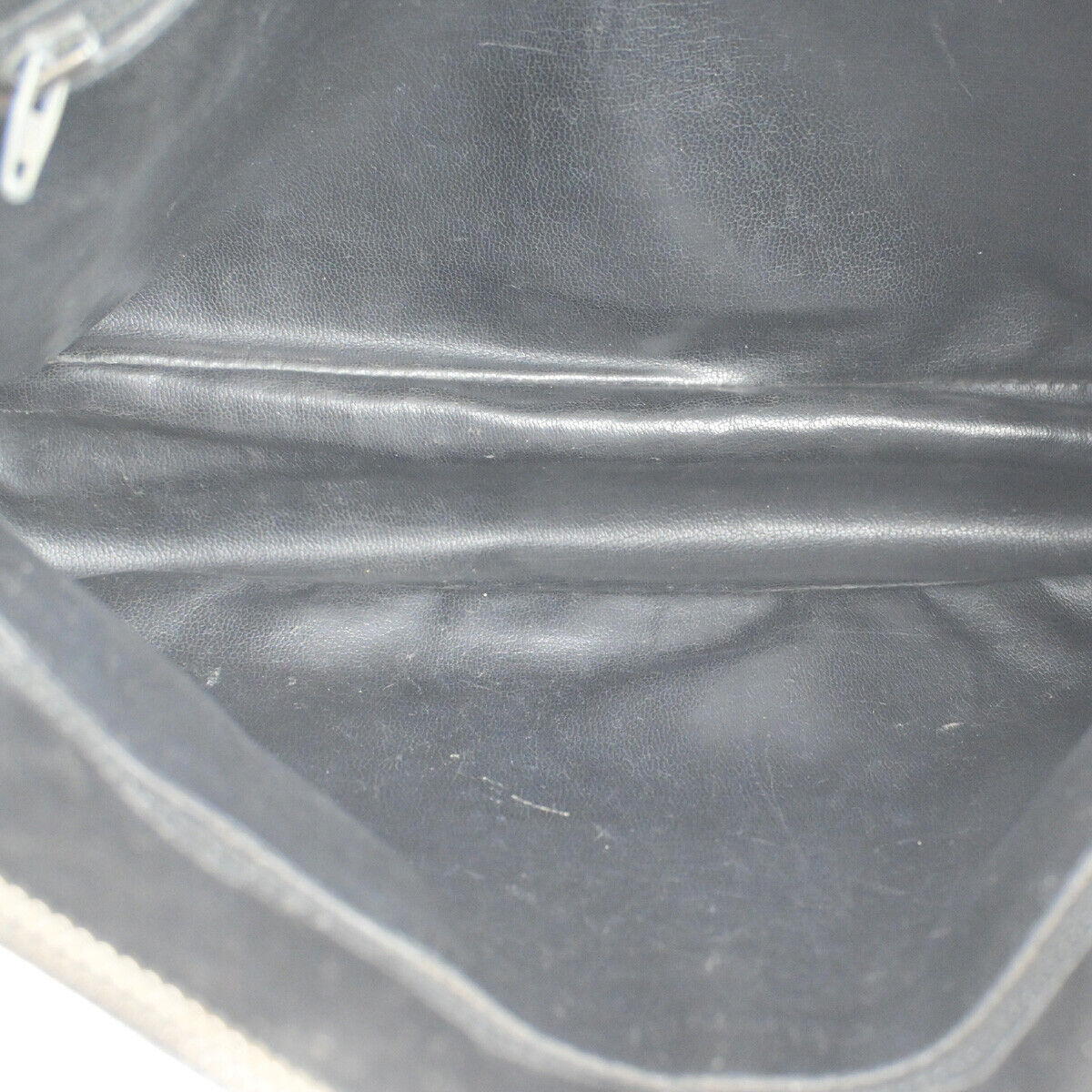 CHANEL CC Logo Matelasse Chain Shoulder Bag Leather Black GHW Vintage 10RK661