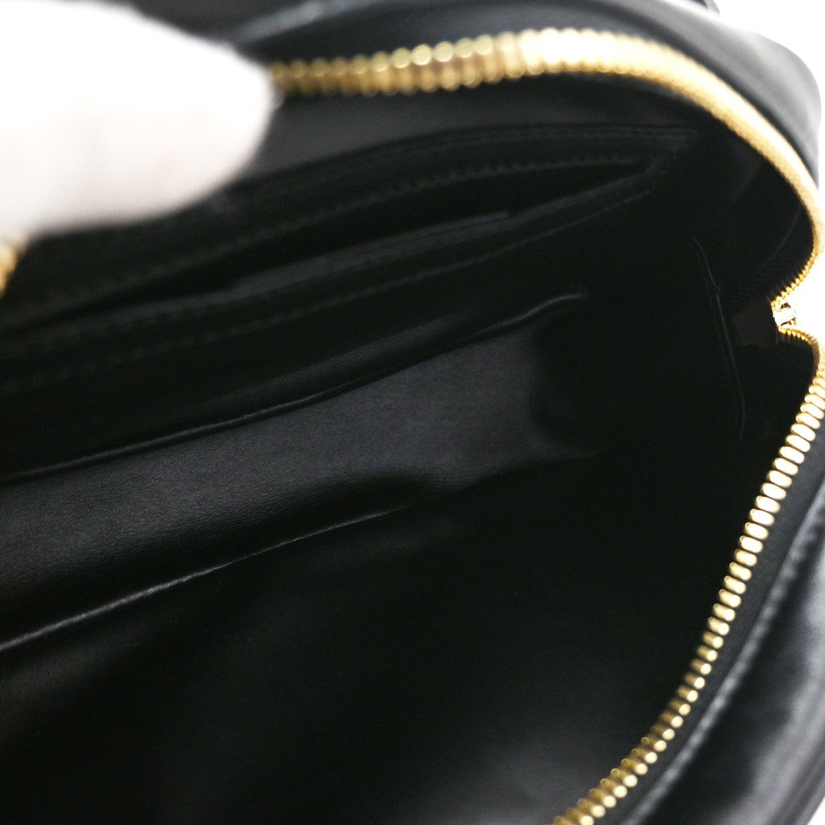 SALVATORE FERRAGAMO Gancini Mini Waist Bag Leather Black GHW Italy 85TA669