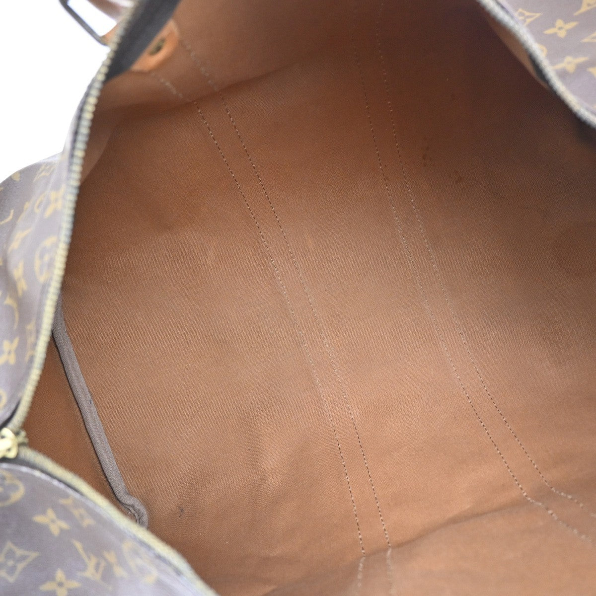 LOUIS VUITTON Keepall 50 Travel Hand Bag Monogram Leather Brown M41426 11YJ198