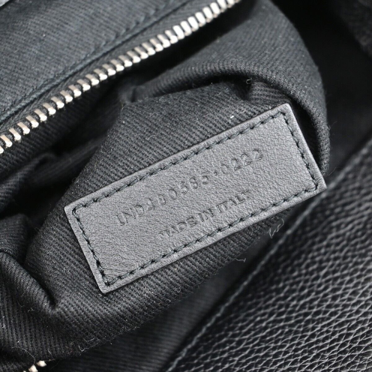 SAINT LAURENT YSL Sac De Jour Backpack Bag Leather Black SHW Italy 47RK386