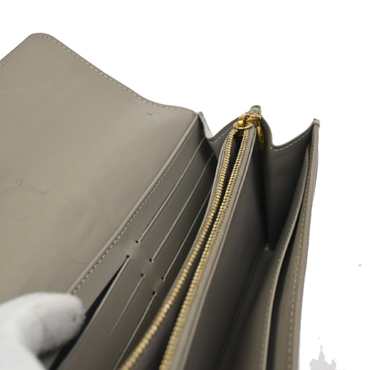 LOUIS VUITTON Portefeuille Le Favori Long Wallet Suhari Gray M95646 61KC356