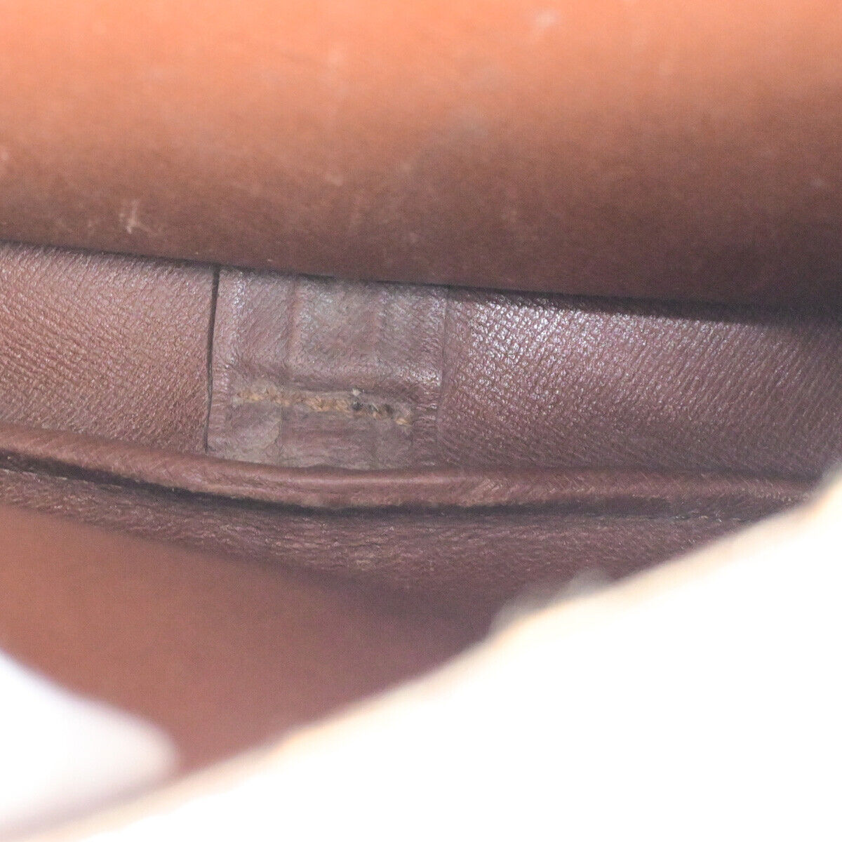 LOUIS VUITTON Cartouchiere MM Shoulder Bag Monogram Leather Brown M51253 61SH981