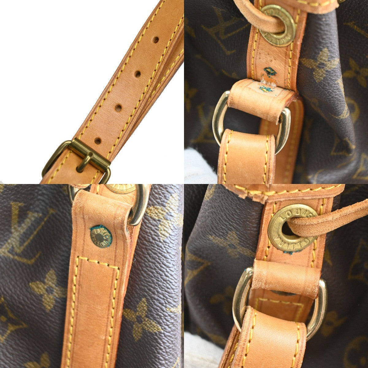 LOUIS VUITTON Noe GM Drawstring Shoulder Bag Monogram Leather BN M42224 15CA930