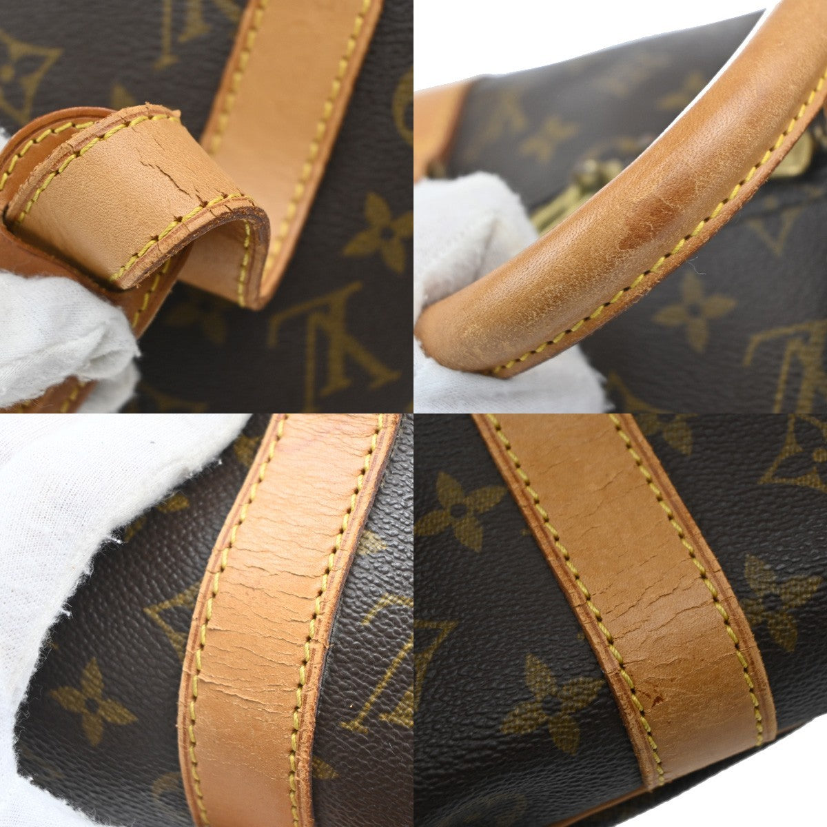 LOUIS VUITTON Keepall Bandouliere 50 2Way Hand Bag Monogram Brown M41416 97EG149