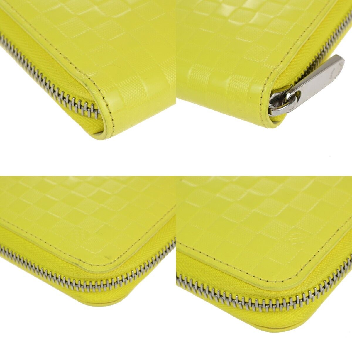 LOUIS VUITTON Zippy Wallet Long Bifold Damier Facet Leather YW M94401 35KA233