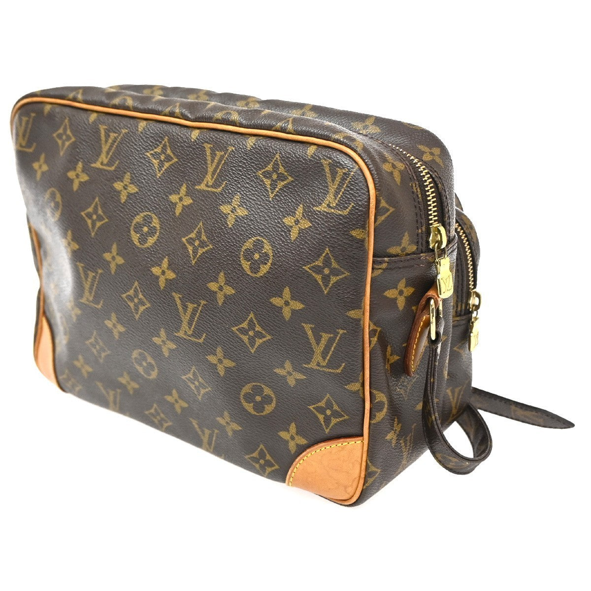 LOUIS VUITTON Nile Crossbody Shoulder Bag Monogram Leather Brown M45244 72CA561