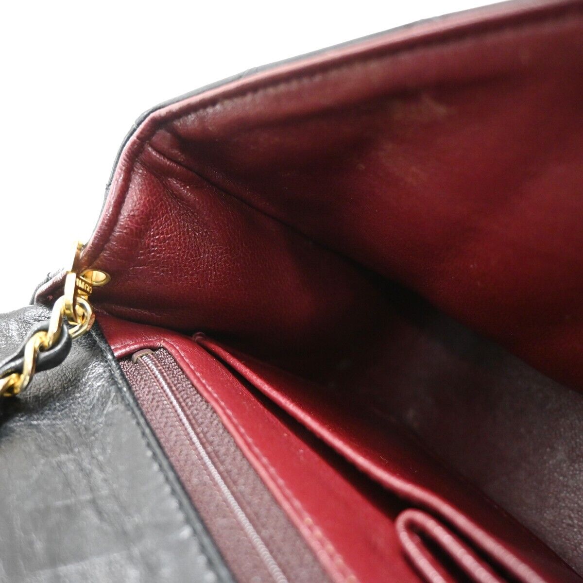 CHANEL CC Full Flap Matelasse 23 Chain Shoulder Bag Leather Black GHW 861RJ067