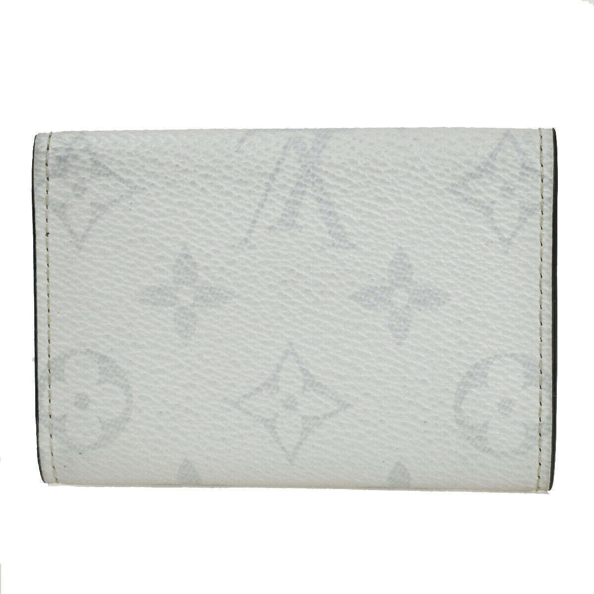 LOUIS VUITTON Discovery Compact Trifold Mini White Taigarama WE M30899 35YC253