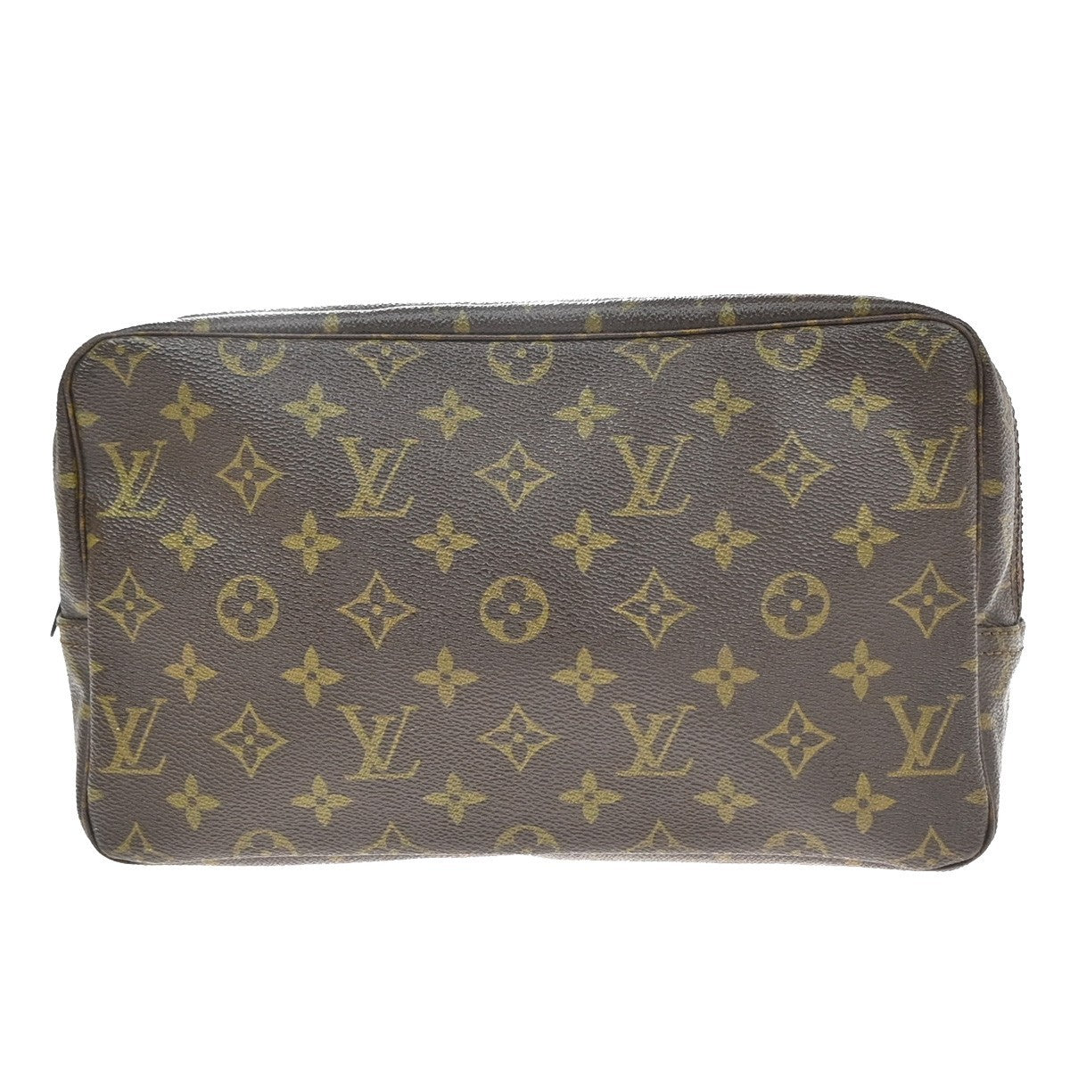 LOUIS VUITTON Trousse Toilette 28 Clutch Hand Bag Monogram Brown M47522 66YJ215