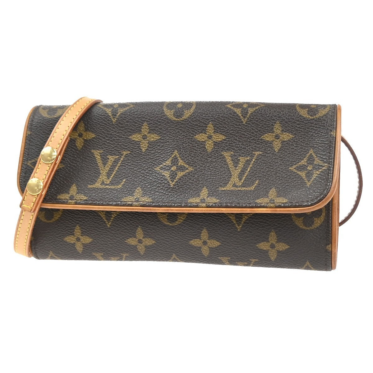 LOUIS VUITTON Pochette Twin PM 2Way Shoulder Clutch Bag Monogram M51854 34MA519