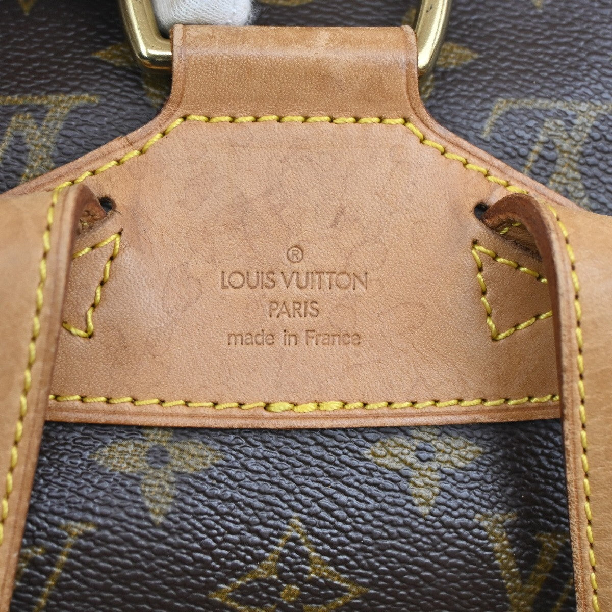 LOUIS VUITTON Montsouris MM Backpack Bag Monogram Leather Brown M51136 97EE233