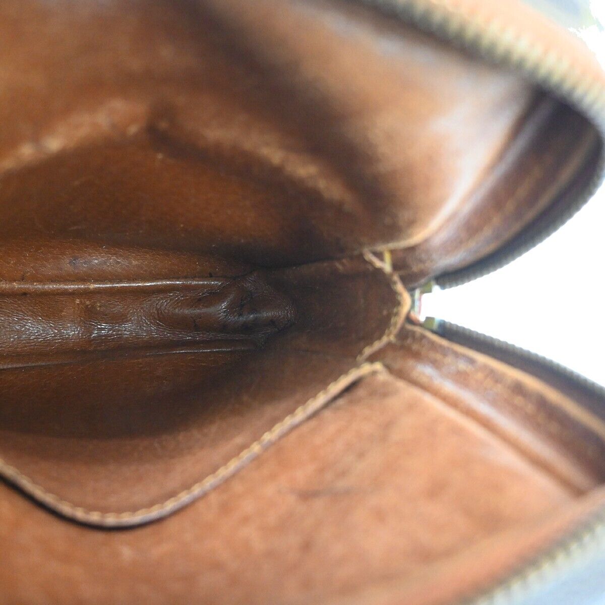 LOUIS VUITTON Mini Amazon Shoulder Bag Monogram Leather Brown M45238 69EA242