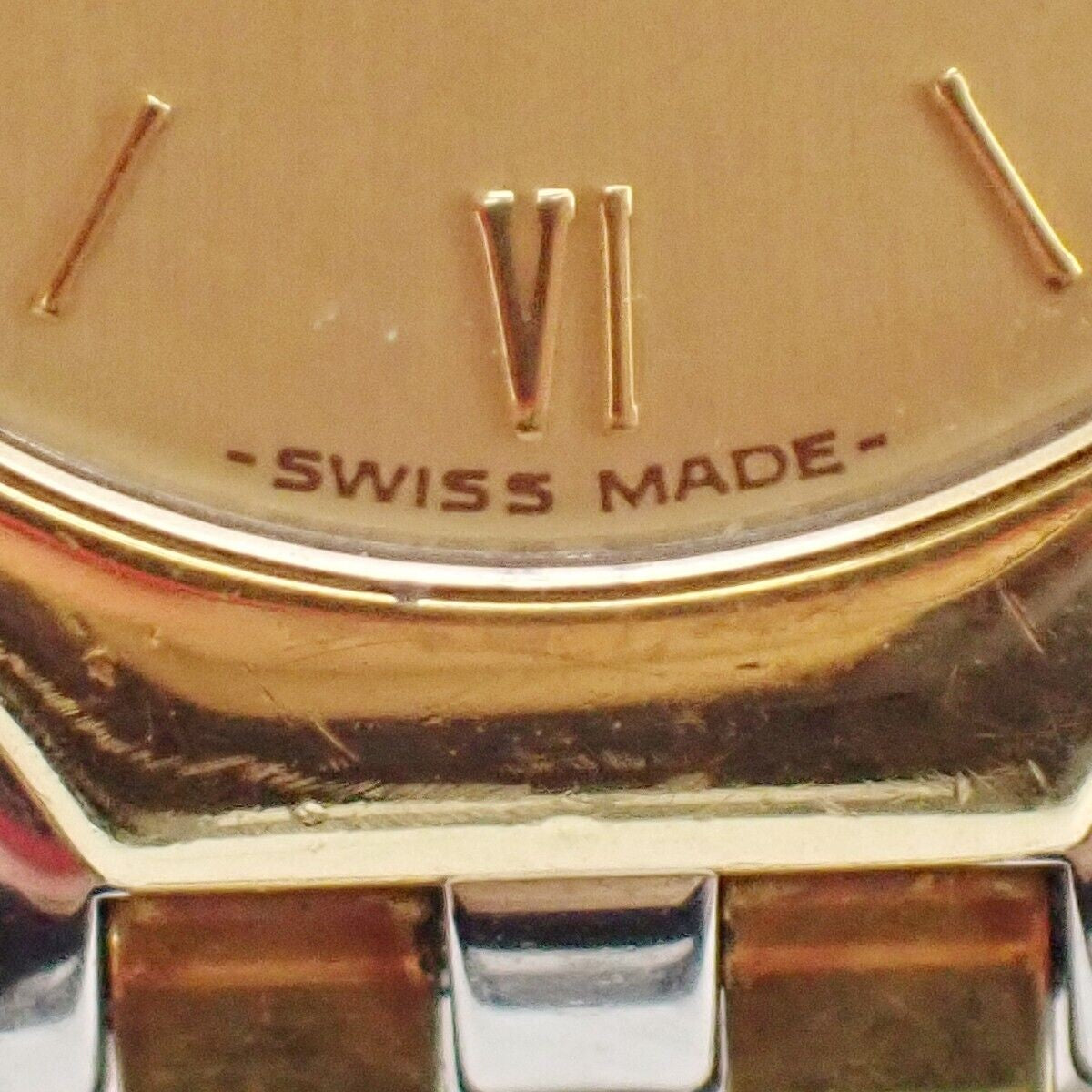 OMEGA DE VILLE SYMBO﻿L Quartz Wrist Watch 23mm SS Yellow Gold 4260.13.00...