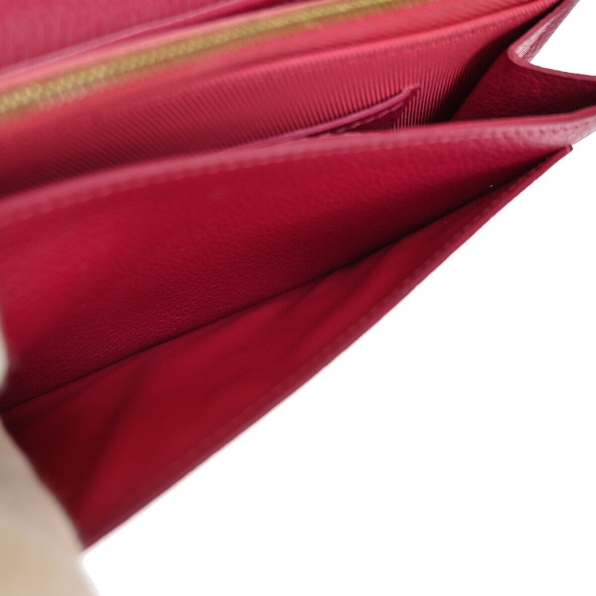 LOUIS VUITTON Portefeuille Lockme Long Wallet  Leather Fuchsia M61277 65EA270