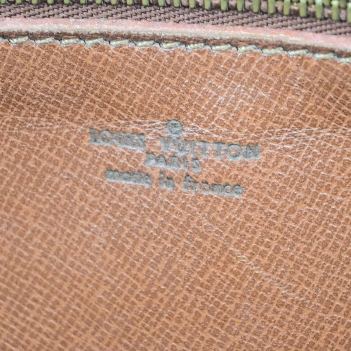 LOUIS VUITTON Jeune Fille PM Shoulder Bag Monogram Leather Brown M51227 38YJ226