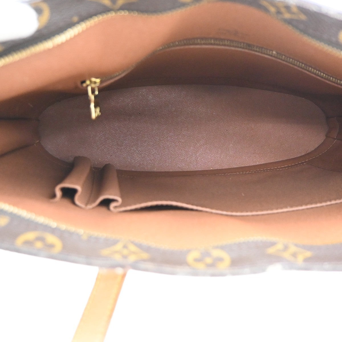 LOUIS VUITTON BABYLONE Shoulder Bag Monogram Leather Brown France M51102 81KC608